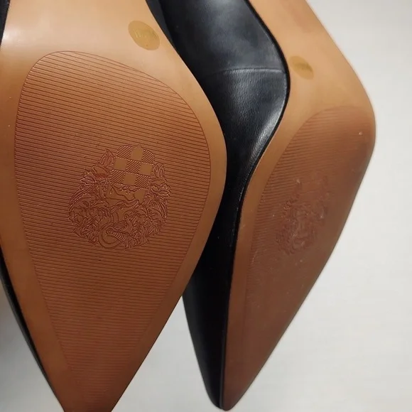 Vince Camuto Hinata Black Ankle Strap Heel Size 9 1/2 M - Picture 4 of 10